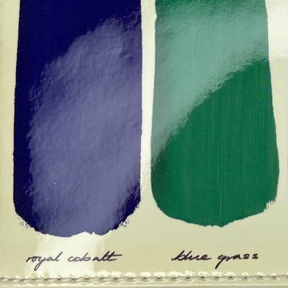 Kate Spade Paint Clutch Gene Brushstroke Bag Vintage - Picture 10 of 13